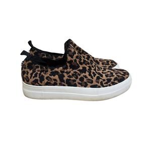 STEVE MADDEN Darayl Leopard Slip On Sneakers Size 6